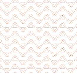 interlocking orange triangle shapes